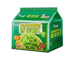 BX Coriander Noodles Spicy Beef 白象香菜麵-辣牛肉湯 5packs