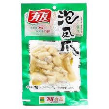 YY Pickled Chilli Chick Feet Tendon 有友山椒肋骨棒 90g