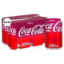 Coca Cola cherry 6 pk PM450 可口可乐樱桃 6 pk