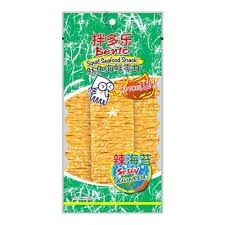 Bento Fish Snack Seaweed Spicy 便當魚小吃辣紫菜味风味 20g