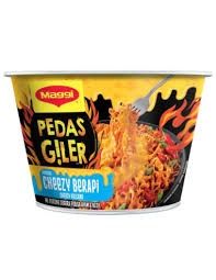 Maggi Pedas Giler Cheeszy Bowl 94g
