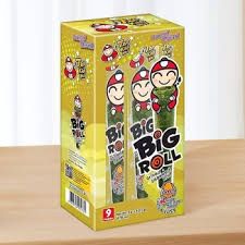Taokaenoi Big Roll Grilled Seaweed Roll Squid 小老闆辛辣烤鱿鱼大卷 27g