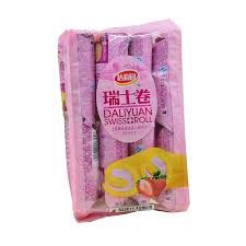 Daliyuan Swiss Roll Strawberry 达利园瑞士卷草莓 160g
