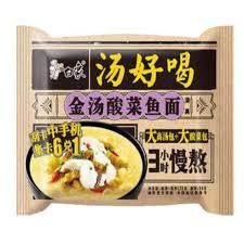 BX Noodle Pickled Cabbage Fish Soup 白象湯好喝-金湯酸菜魚麵 122g