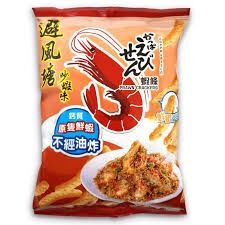 Calbee Prawn Crackers - Typhoon Shelter 卡樂B蝦條避風塘炒虾 40g