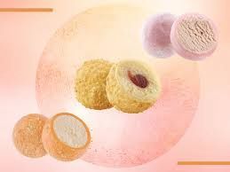 Little Moons Ice-cream Mochi - Lychee &amp; Raspberry 小月亮冰淇淋糯米糍-荔枝覆盆莓6x32g