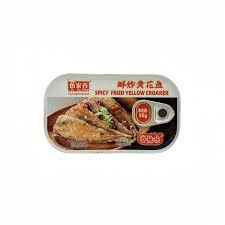 YJX Spicy Fried Yellow Croaker 魚家香香辣鮮炸黃花魚80g