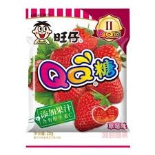 WW QQ Gummies - Strawberry 旺仔QQ糖-草莓味 20g