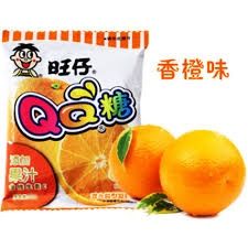 WW QQ Gummies Orange 旺仔QQ糖 香橙味 20g
