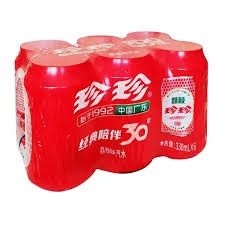 ZZ Lychee Drink 珍珍荔枝碳酸饮料 330ml x 6