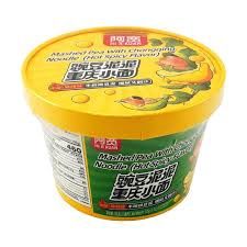 AK Chongqing Pea Noodles Spicy Hot 阿寬豌豆泥重慶小麵-麻辣105g