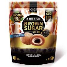 RF Mochi - Brown Sugar Boba Milk Tea 皇族大福-黑糖珍奶240g