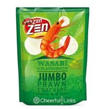 Zen Zen Prawn Crackers Wasabi 芥末大虾饼 70g