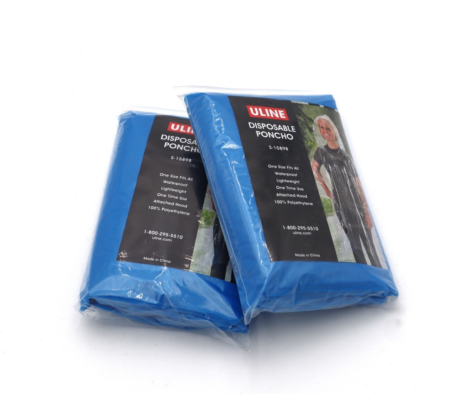 Disposable Poncho-Blue