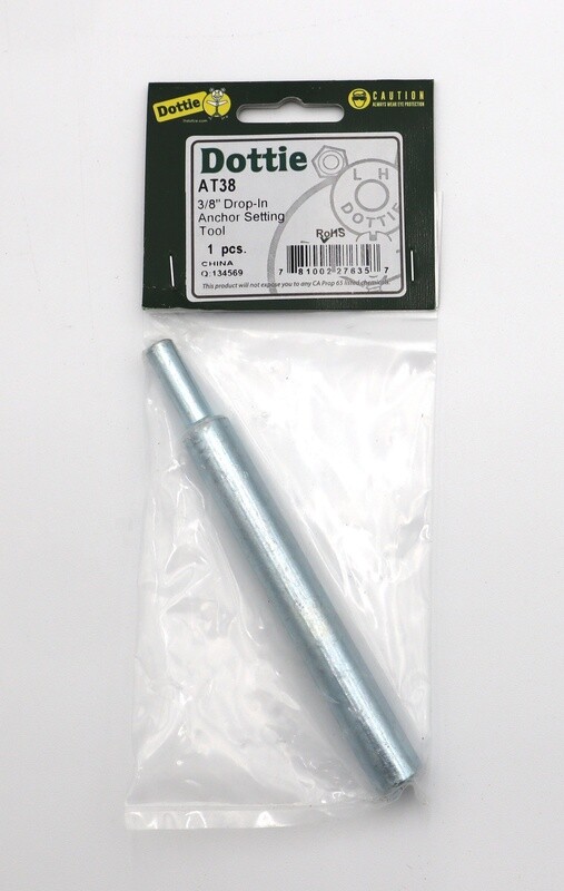 3/8'' Drop-In Anchor Setting Tool