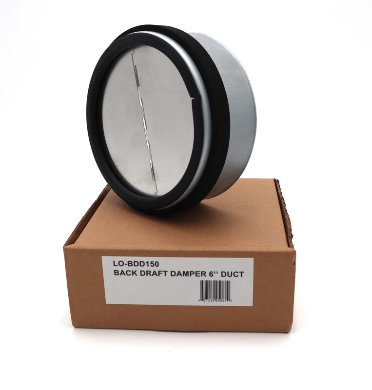 6" LowFlow Backdraft Damper