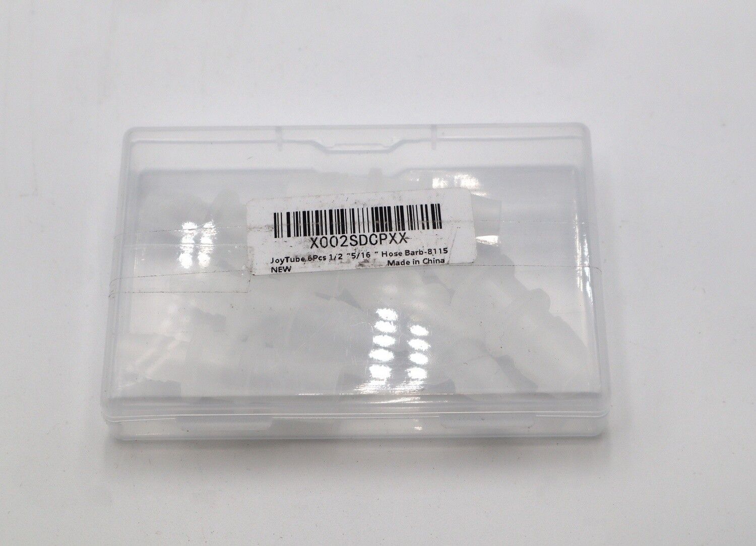 1/2-5/16 Plastic Barb Hose Reducer (Each)