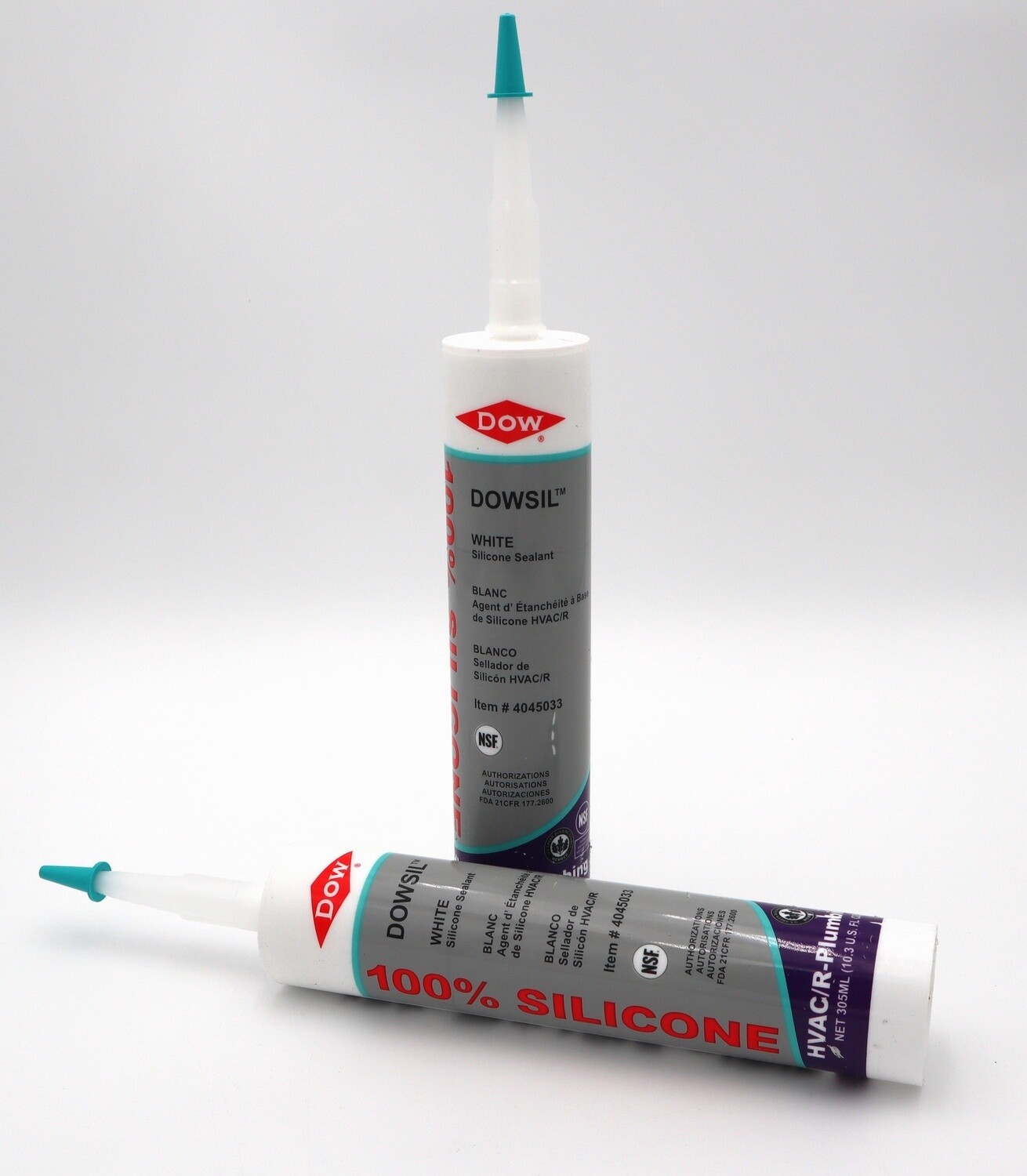 DOW  Silicone Sealant: White, 10 oz