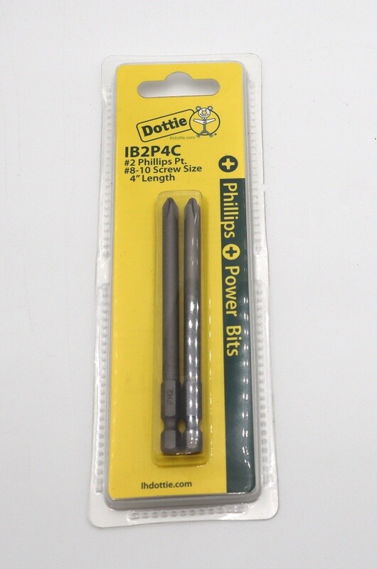 #2 x 4'' Phillips Power Bit