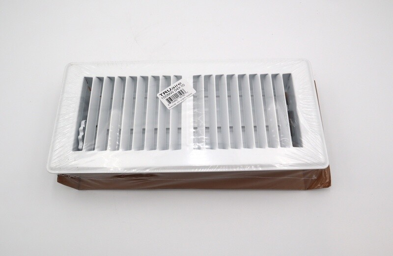 4x10 White Floor Register
