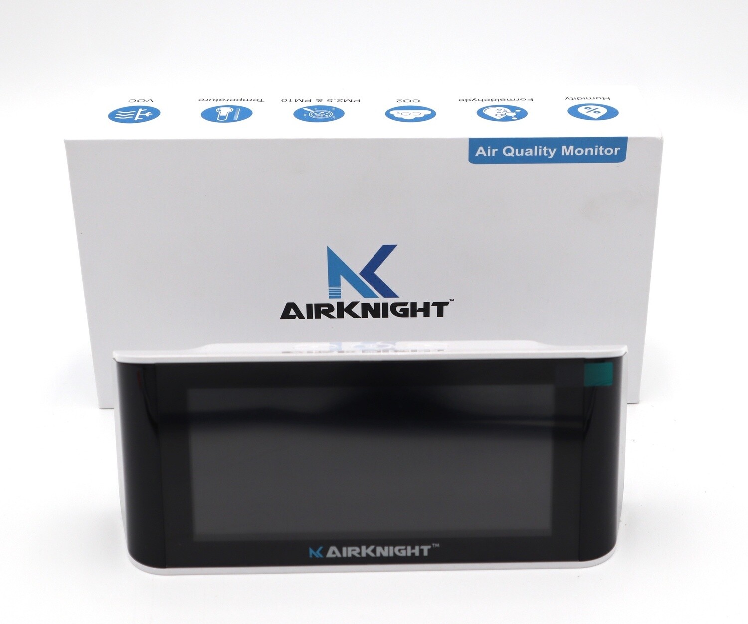 Airknight AK1000 9-In-1 Indoor Air Quality Monitor, Portable CO2 Monitor