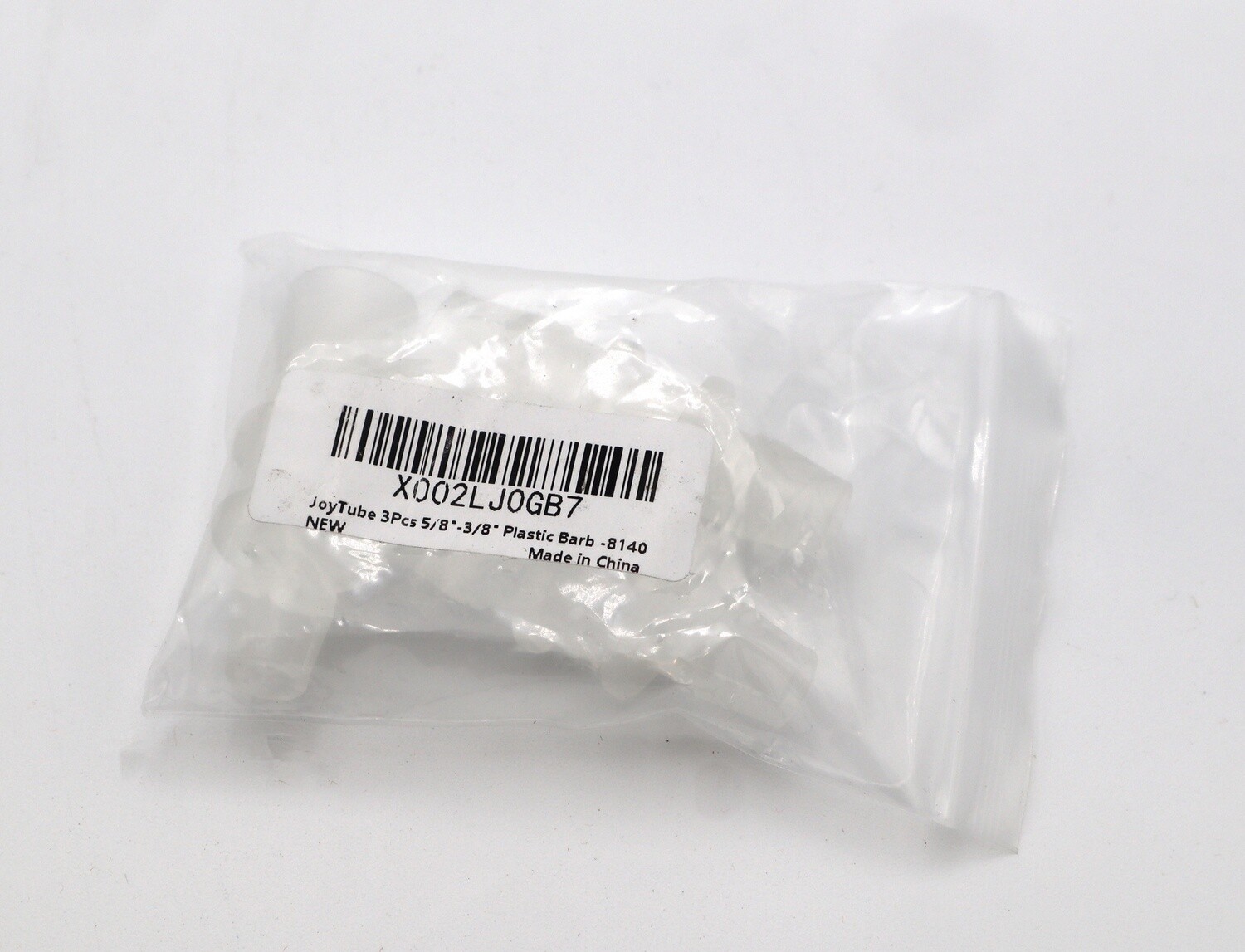 5/8-3/8 Plastic Barb Reducer (Each)