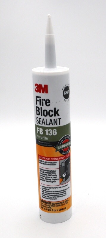 3M FB136 Gray Fire Block Sealant 10.1 oz