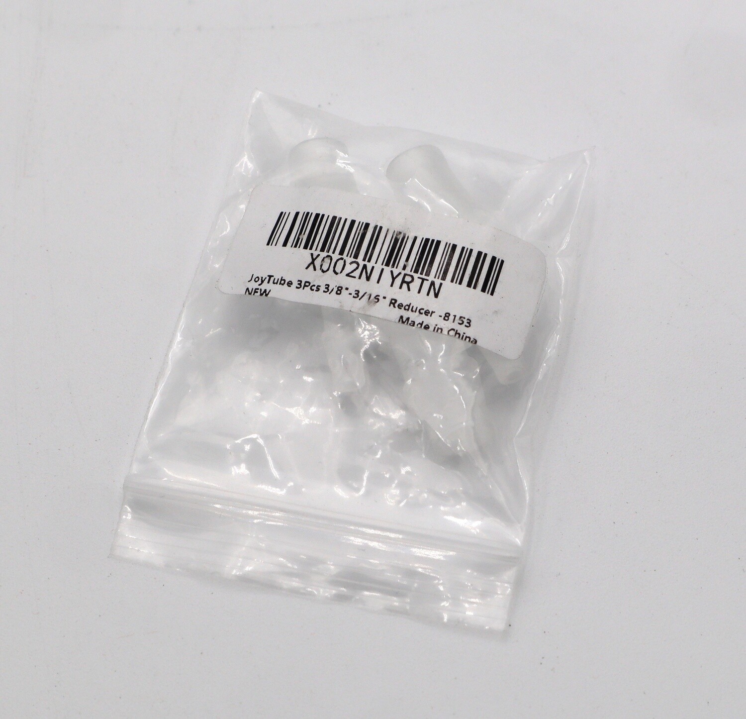 3/8-3/16 Plastic Barb Hose Reducer (Each)