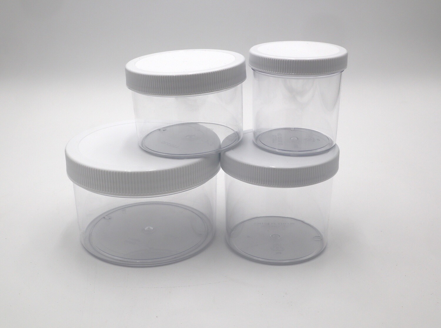 Clear Plastic Jar 6oz