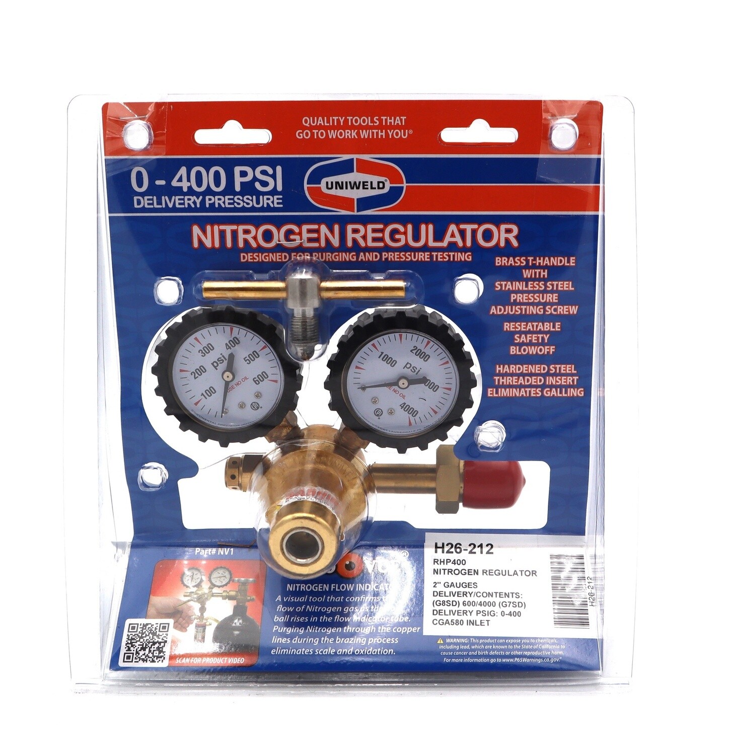 Nitrogen Regulator 400 PSI