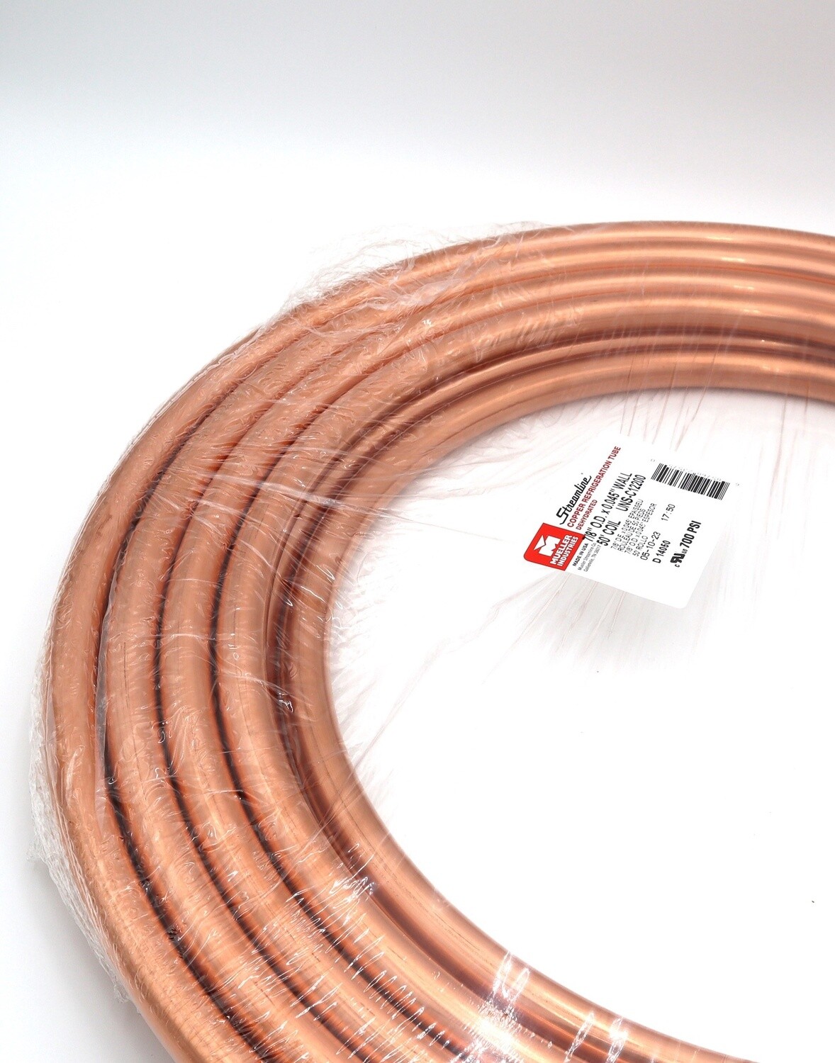 7/8" OD Copper Pipe 50'