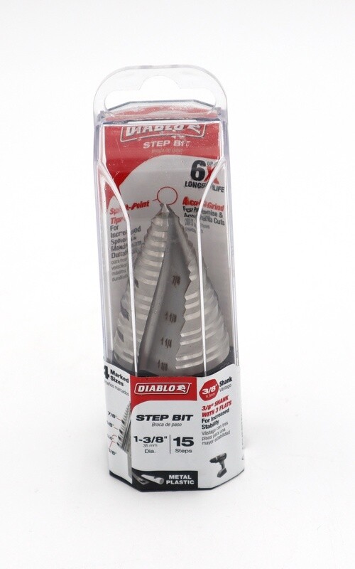 7/8-1-3/8 Impact Step Bit