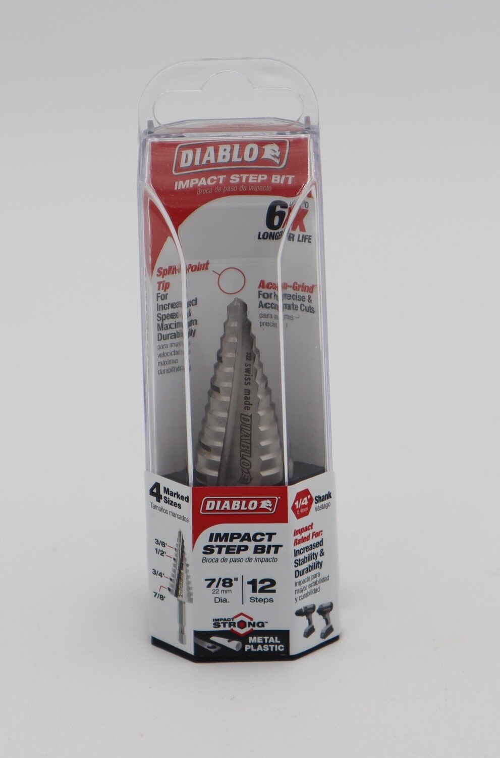 3/8-7/8 Step Drill Bit