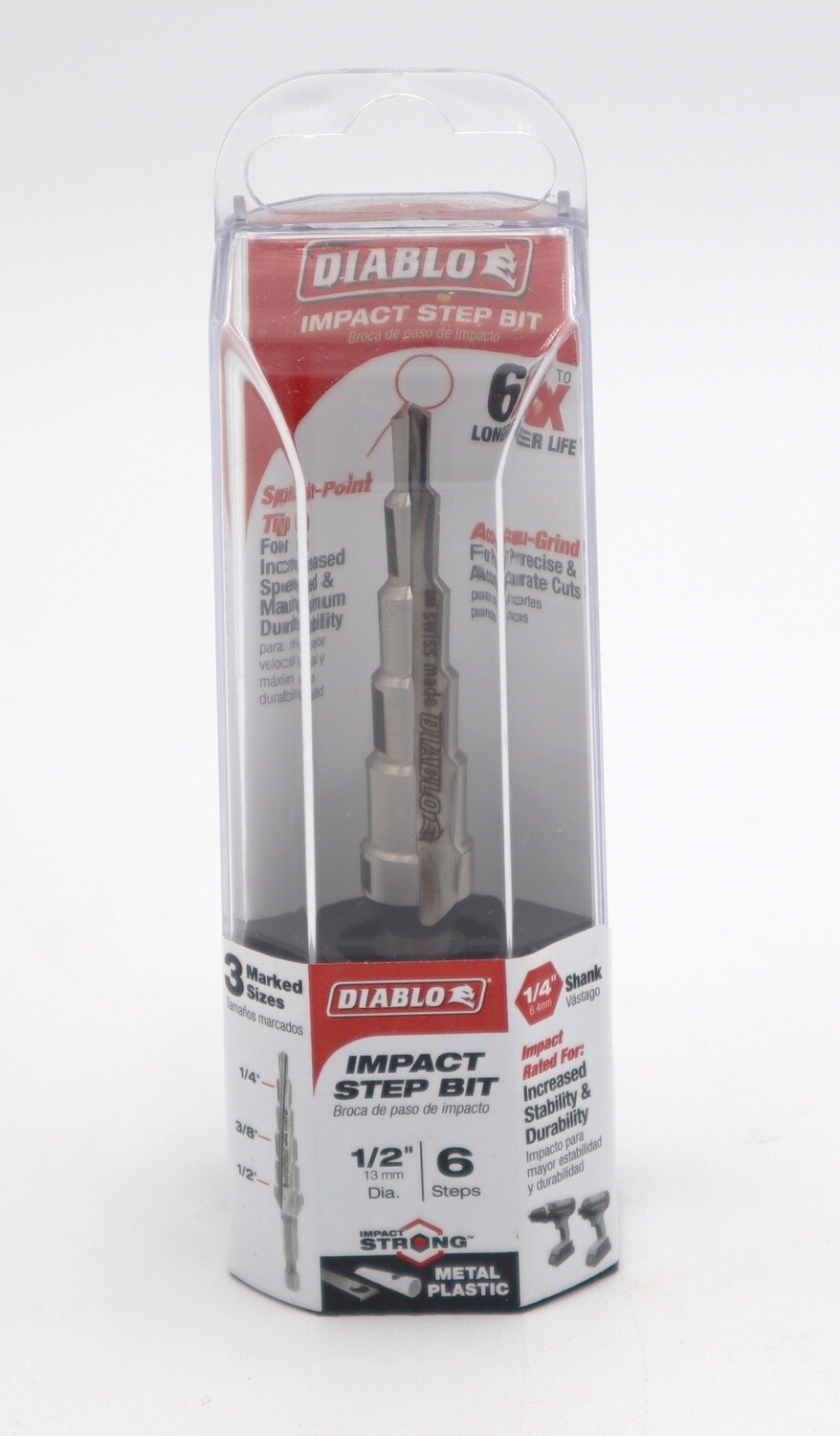 1/4-1/2 Impact Step Bit Diablo