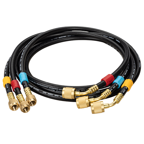 HR3L – 1/4″ Low Loss Valves Hose Set – 3 Pack