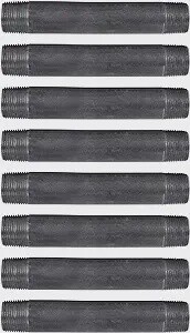 1/2 Black Iron 6" Nipple
