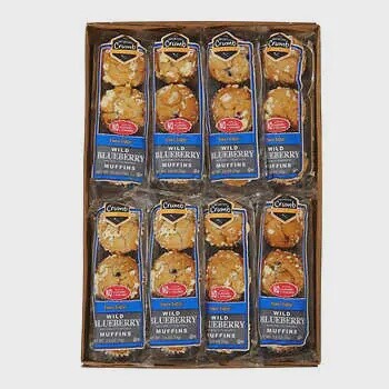 The Worthy Crumb, Mini Muffins, Blueberry