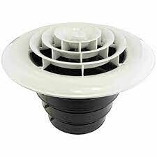 AirTec Plastic Round Ceiling Diffuser