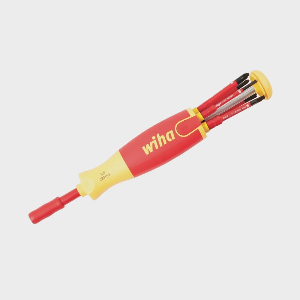 7 Piece Insulated SlimLine Ultra-Driver Blade Set Slotted, Phillips, Square