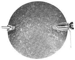 6" Round Paddle Damper