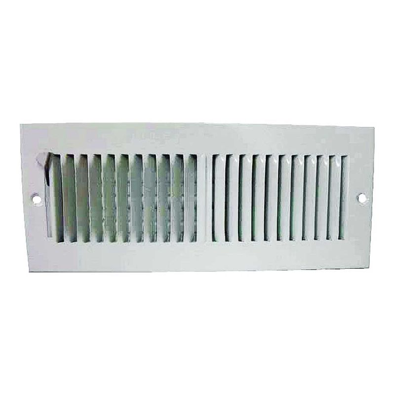 14x6 White Steel Ceiling Register