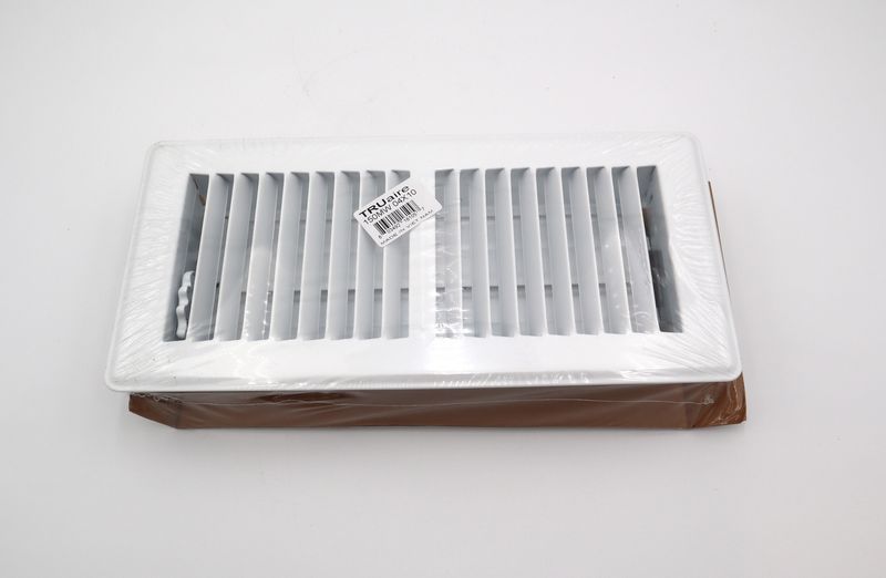 4x12 White Floor Register