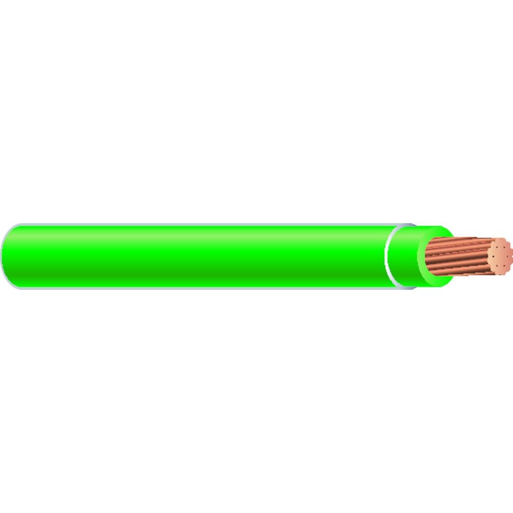 THHN6 Green Stranded Wire (By Foot)