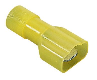 Male Disconnects, Yellow (25ct)