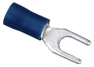 Spade Terminals, Blue, 16-14 AWG 25pk