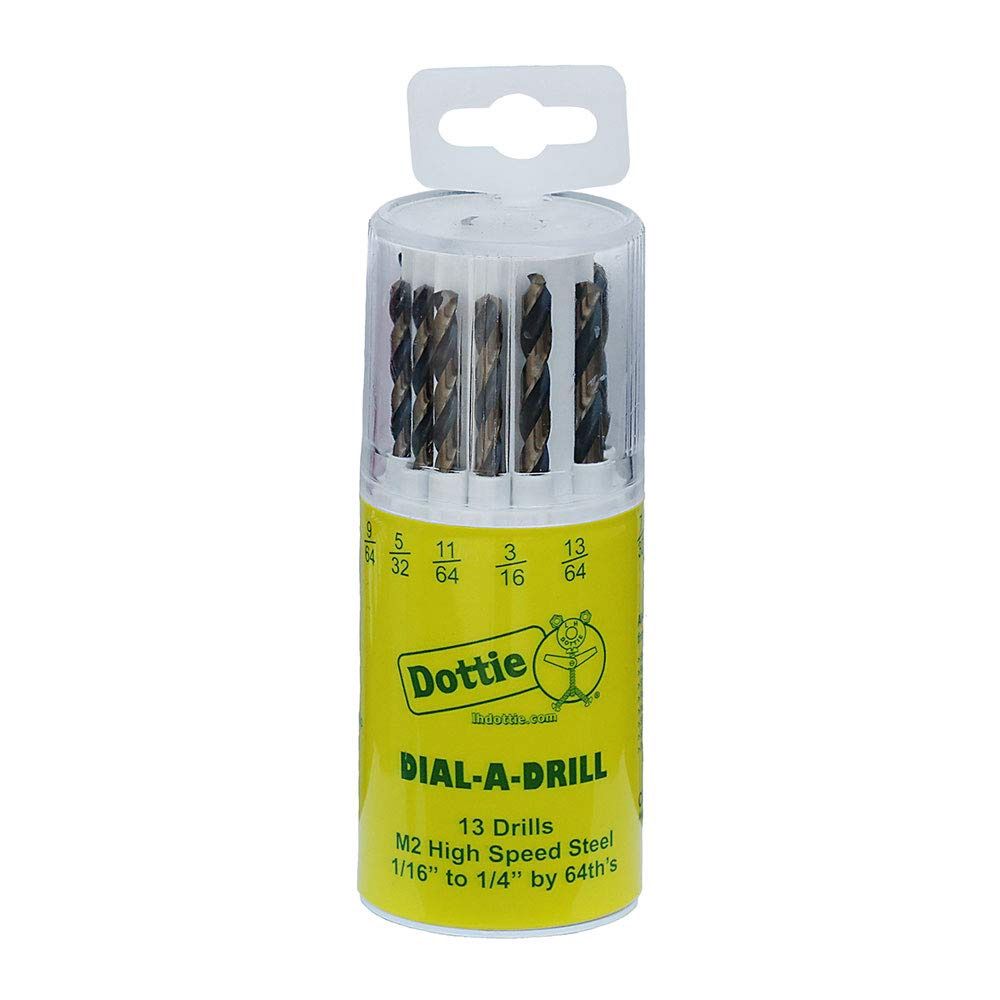 13 Pc High Speed Dial-a-Drill Kit