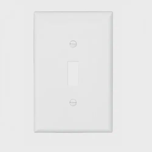 Single Gang Toggle Wallplate PJ1W