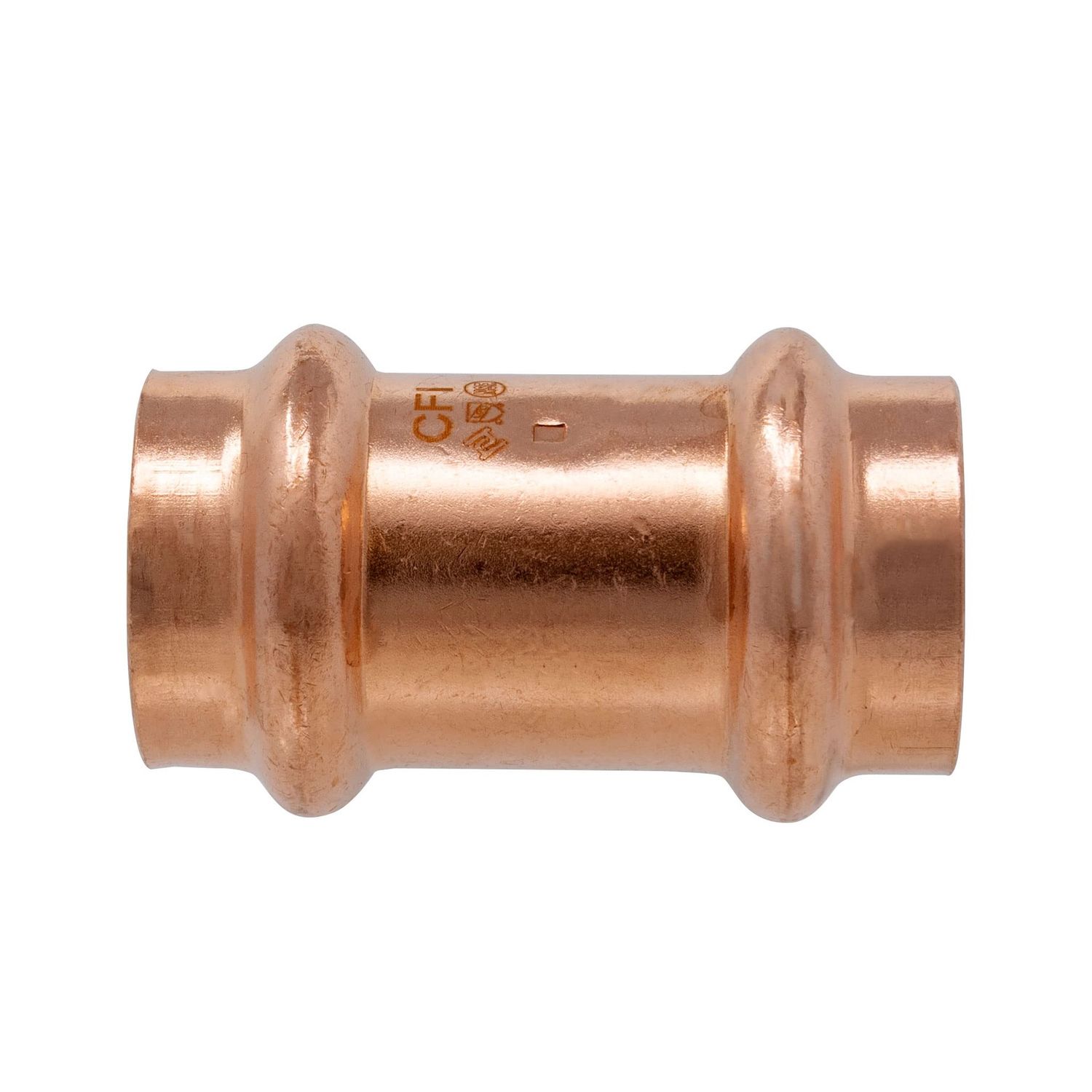 Copper Press Coupling, Size: 1/4"