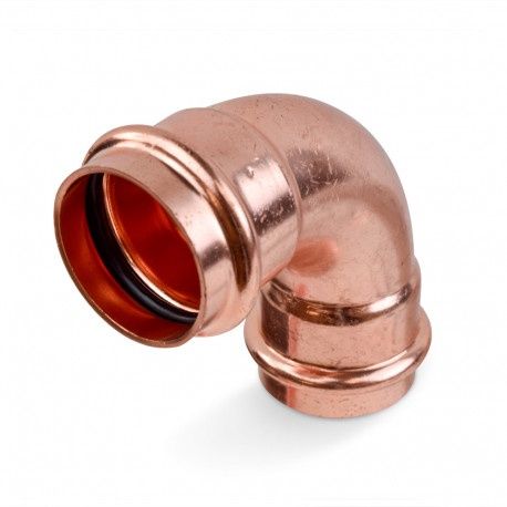 Copper Press 90 Elbow, Size: 1/4"