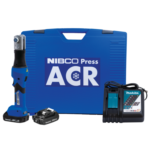 19kN Mini Press Tool, 2 Batteries, 110V Charger, Case